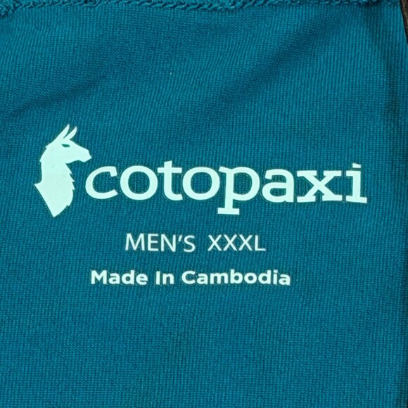 Cotopaxi Fino Long-Sleeve Tech Tee Mens Shirt Gulf Teal Blue 3XL Performance NWT - Picture 7 of 14